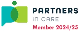 partner in care membership logo 2024 25